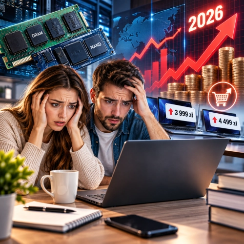 Dlaczego laptopy w 2026 roku drożeją nawet o 40%? Analiza rynku i wskazówki dla kupujących Dlaczego laptopy w 2026 roku drożeją nawet o 40%? Analiza rynku i wskazówki dla kupujących