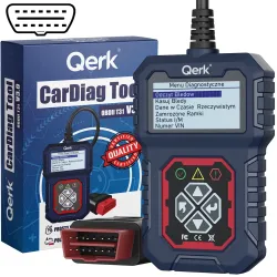 Interfejs Diagnostyczny OBD2 Qerk T31 Tester, Skaner - Menu w języku Polskim