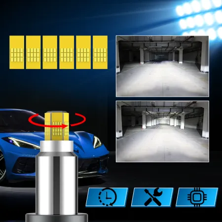 LED H7 Xstorm R45 130W 30000LM – mocne żarówki Canbus Retrofit