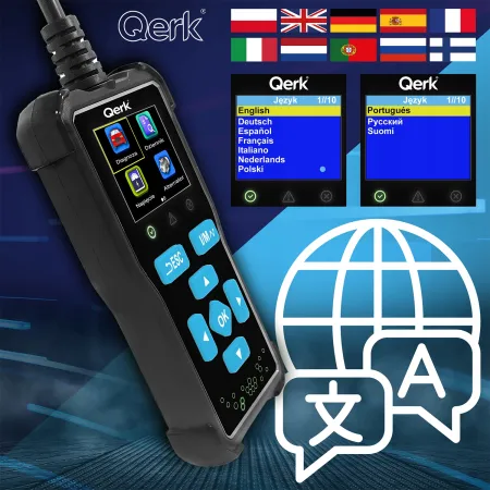 Interfejs Diagnostyczny OBD2 Qerk T61 Polskie menu- skaner błędów