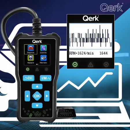 Interfejs Diagnostyczny OBD2 Qerk T61 Polskie menu- skaner błędów