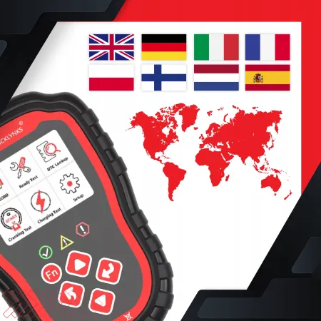 Tester OBD2 T41- Język Polski, SKANER Interfejs diagnostyczny