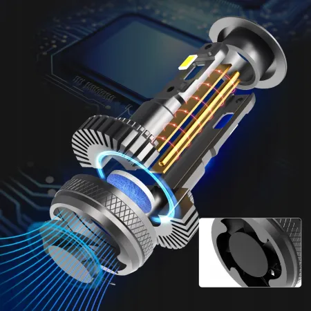 Żarówki LED H7 Xstorm R45 MOCNE SAMOCHODOWE 130W 30000LM CANBUS RETROFIT - kpl.